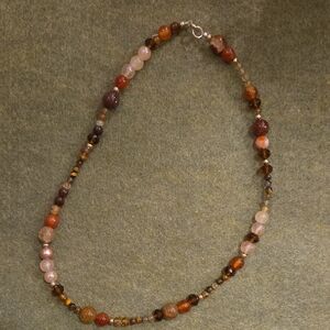 Elegant Multi-Color Beaded Necklace